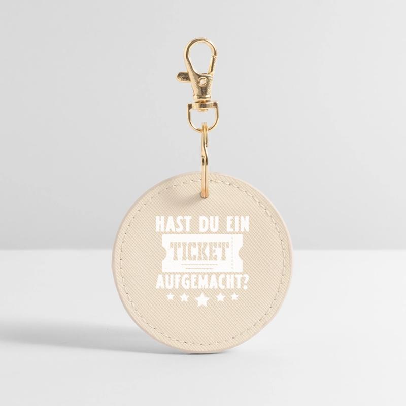 Science Coder DID YOU OPEN A TICKET FUNNY Round Keyring