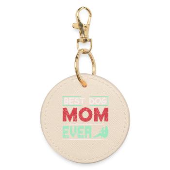 Meilleur t-shirt drôle de maman de chien de tous les temps - Porte-clés rond - huître - Devant