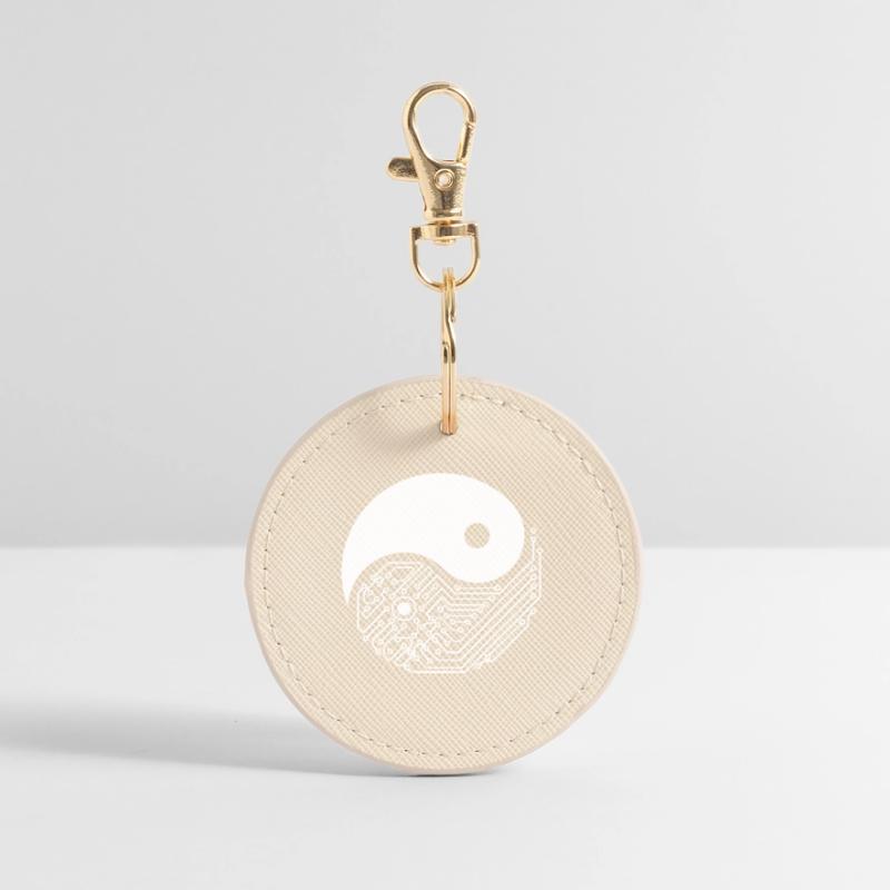 Machine Learning Deep Learning and AI ML Engineer Round Keyring