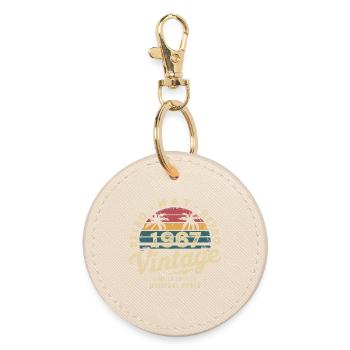 Vintage May 1967: The Authentic Myth May 1967 - Round Keyring - oyster - Front