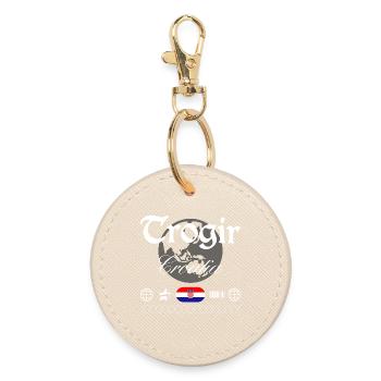 Souvenir de voyage Trogir Croatia Streetwear - Porte-clés rond - huître - Devant