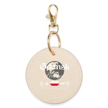 Souvenir de voyage streetwear de Gdansk, Pologne - Porte-clés rond - huître - Devant