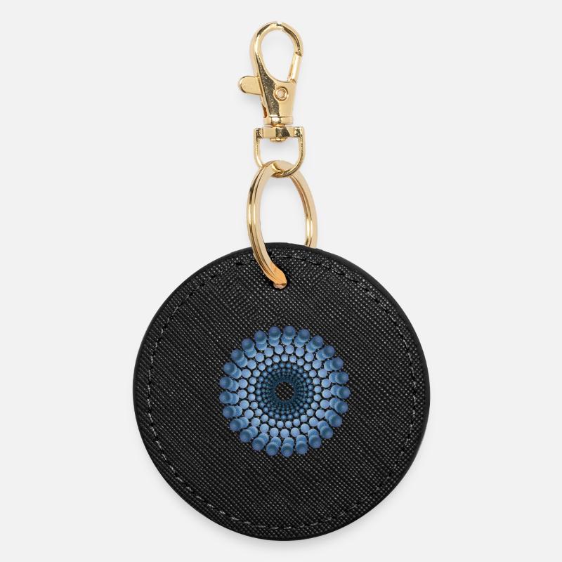 Atomique Cellulaire - Porte-clés rond - noir