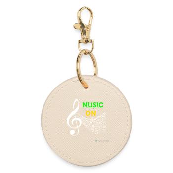 Music ON - Porte-clés rond - huître - Devant
