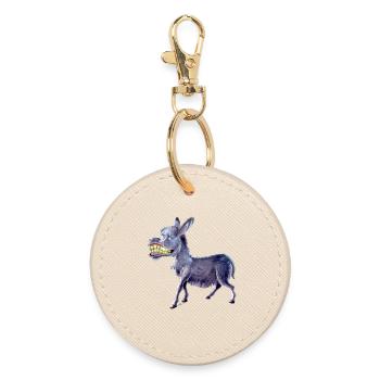 Donkey Morgenstund - Round Keyring - oyster - Front