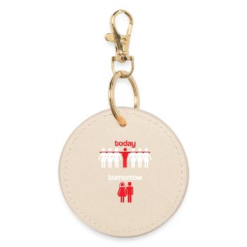 Bachelor Party Party Wedding Party Funny - Round Keyring - oyster - Front