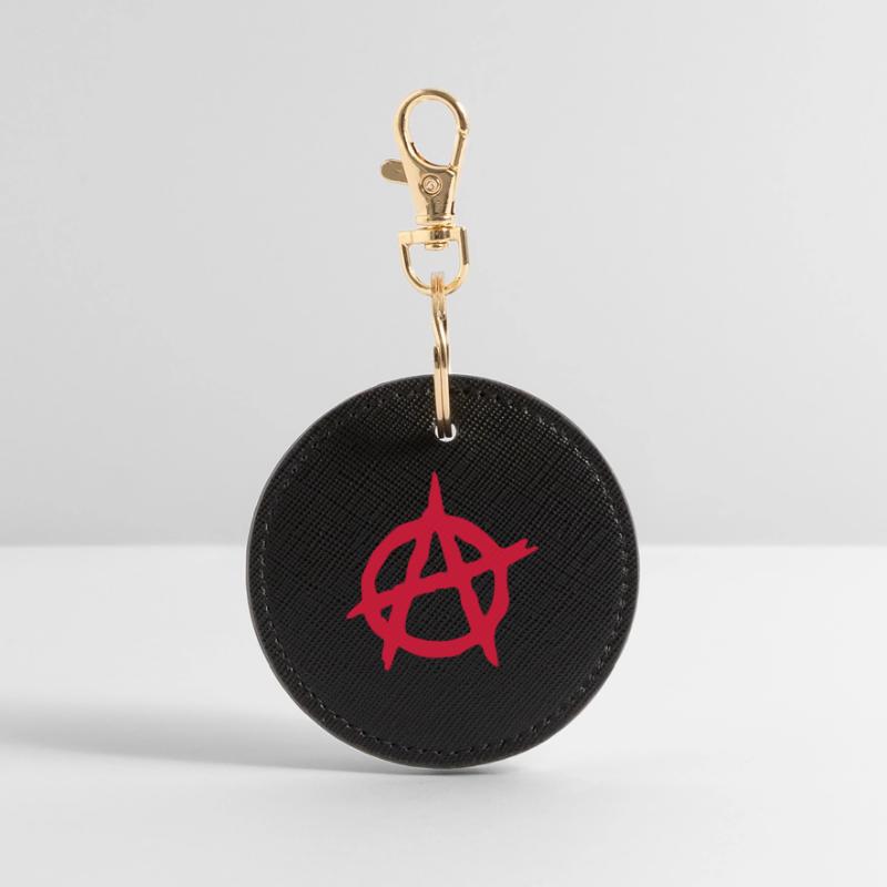 anarchy Round Keyring