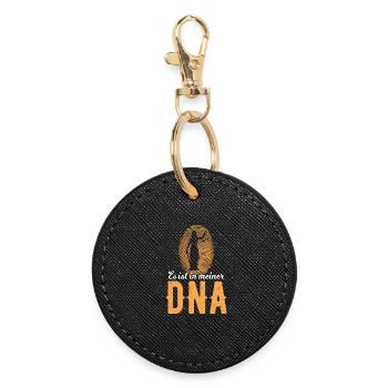 Justice DNA Justice Justice Lawyer Judge - Round Keyring - black - Front