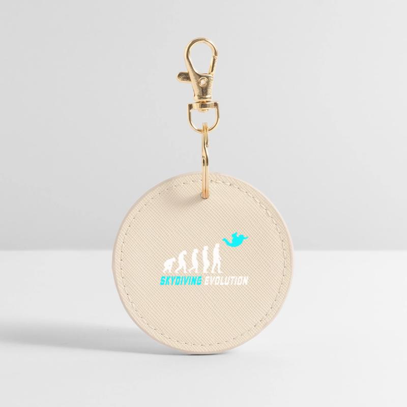 Fallschirm Evolution Design / Geschenkidee Runder Schlüsselanhänger