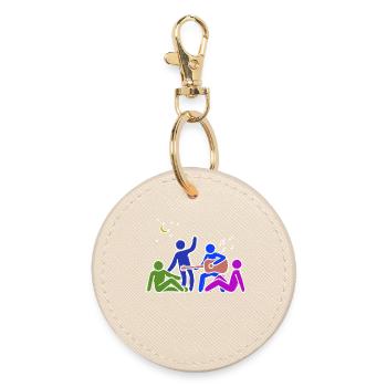 Amitié Buddy Meilleurs Amis - Porte-clés rond - huître - Devant