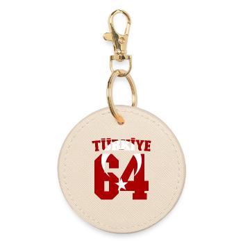 Usak 64 Türkiye - Round Keyring - oyster - Front