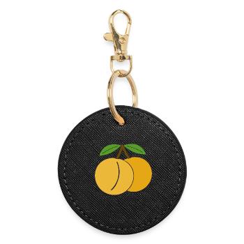 Mirabelle - Porte-clés rond - noir - Devant