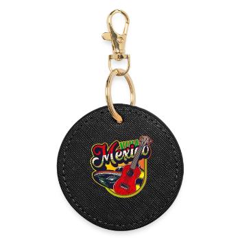 Mexico - Round Keyring - black - Front