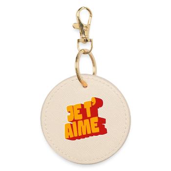 Je t’aime - Porte-clés rond - huître - Devant