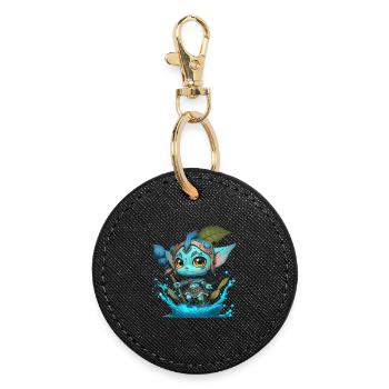 Avatar La Voie de l'Eau, mignon personnage, navi - Porte-clés rond - noir - Devant