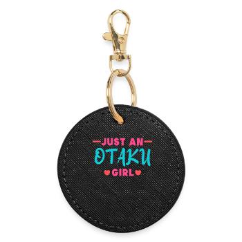 Pop Culture Japan Anime Manga Heart Statement - Round Keyring - black - Front