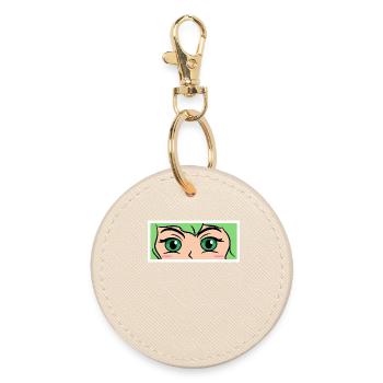 Anime Cartoon Comic Manga Cosplay Nerdy - Round Keyring - oyster - Front