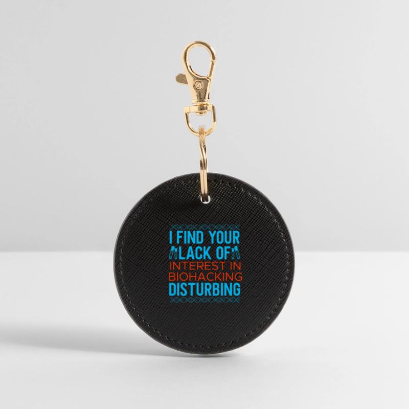 Conception de biohacking Porte-clés rond