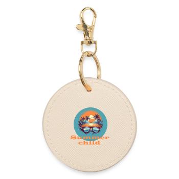 Summer child - Round Keyring - oyster - Front