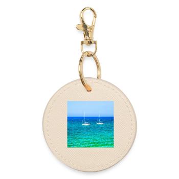Summer Sailing - Runder Schlüsselanhänger - Auster - Vorne