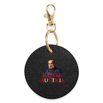 Kaiser Austria – Historical Austria Motif - Round Keyring - black - Front