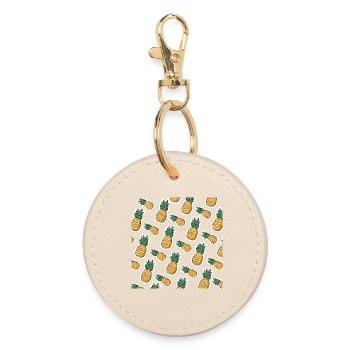 Ananas savoureux - Porte-clés rond - huître - Devant