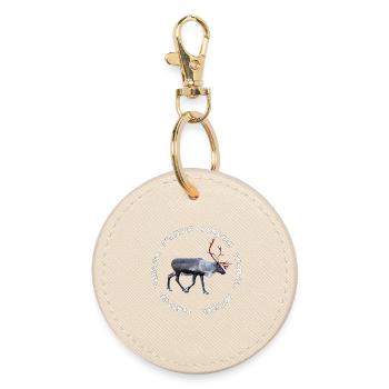 PRANCER - Runder Schlüsselanhänger - Auster - Vorne