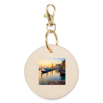 Venedig - Runder Schlüsselanhänger - Auster - Vorne