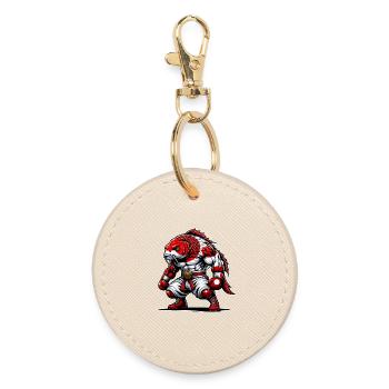 Koi fish national flag of Japan - Round Keyring - oyster - Front