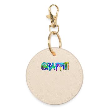 Graffiti Street Art Illustration Art Bombe aérosol - Porte-clés rond - huître - Devant