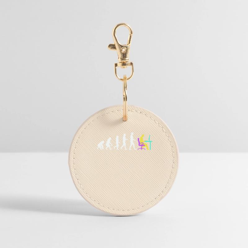 Développeur Evolution Computergeek Open Source Porte-clés rond