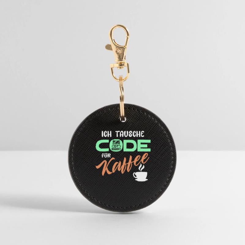 Code Developer Statement Programmer Computer Round Keyring