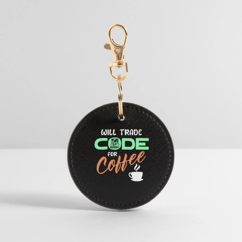 Programmierer Developer Code Statement Computer Runder Schlüsselanhänger