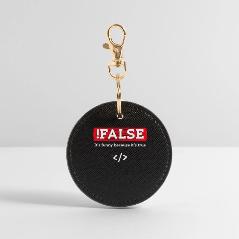 Debug Skripting Statement Developer Code Nerd Runder Schlüsselanhänger