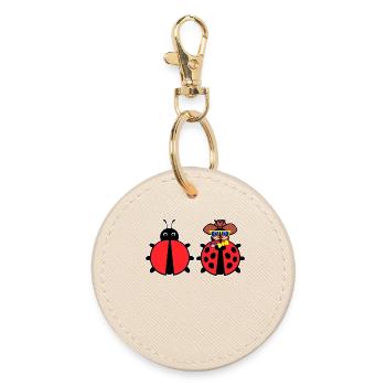 Bugs Bugfixing Debug Developer Computergeek - Round Keyring - oyster - Front