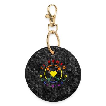 TI PENSO OGNI GIORNO - Porte-clés rond - noir - Devant