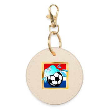 HOLLANDE - FOOTBALL HOT SUMMER PAYS-BAS - Porte-clés rond - huître - Devant