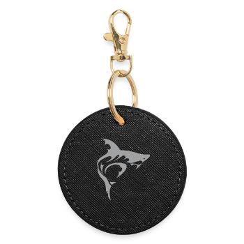 Shark - Round Keyring - black - Front