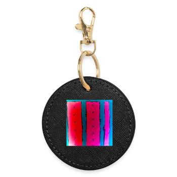 Artistic grout - Round Keyring - black - Front