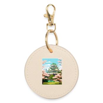 Osaka Japon Voyage Affiche Souvenir Carte Postale Peinture - Porte-clés rond - huître - Devant