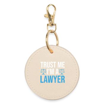 Anwalt Anwältin Fais-moi confiance, je suis avocat - Porte-clés rond - huître - Devant