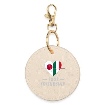 Le Japon et l'Italie : une amitié à 100 % - Porte-clés rond - huître - Devant