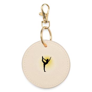 Silhouette 3 - Porte-clés rond - huître - Devant