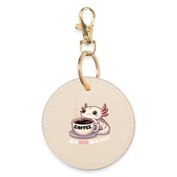Axolotl Café Câlin Mug Cadeau - Porte-clés rond - huître - Devant