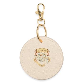 Legendary 1975 – Vintage Motorcycle Design - Round Keyring - oyster - Front
