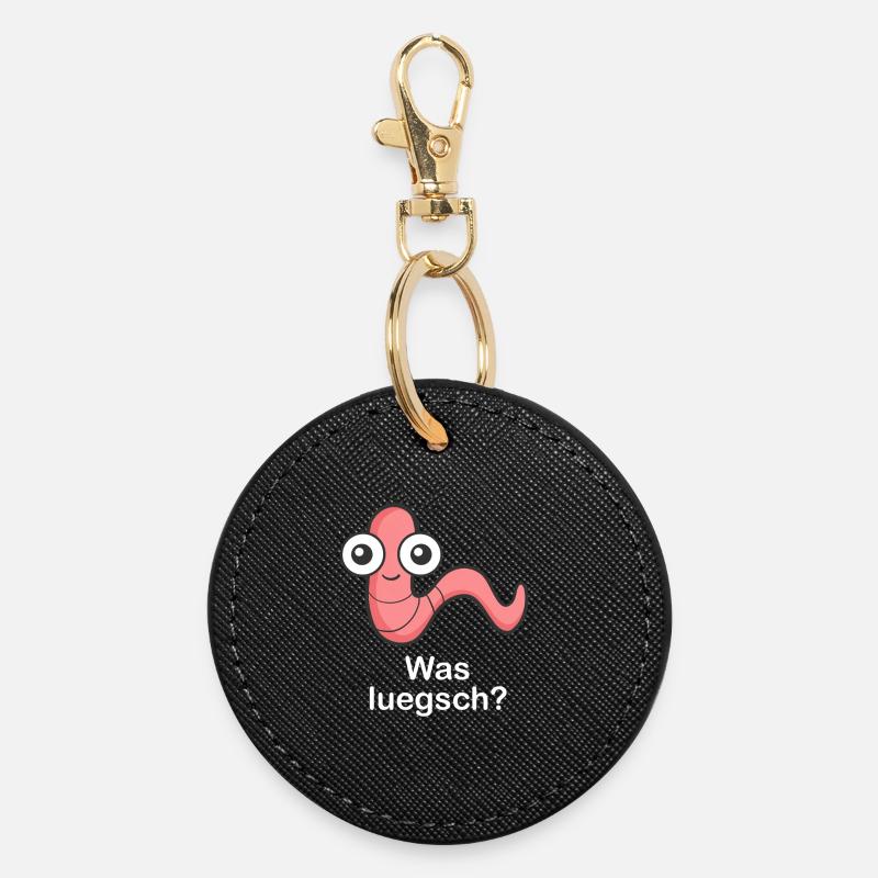 Qu’est-ce que Luegsch ? - Porte-clés rond - noir
