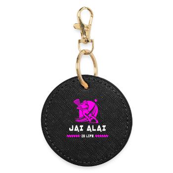 Jai Alai est vivant - Porte-clés rond - noir - Devant