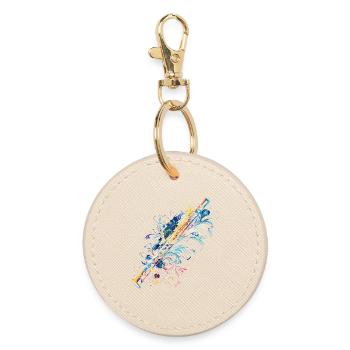 Flûte Bande dessinée - Porte-clés rond - huître - Devant