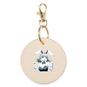 Costume de lapin belle femme Manga Cosplay cadeau - Porte-clés rond - huître - Devant