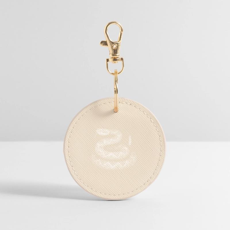 Snake Round Keyring